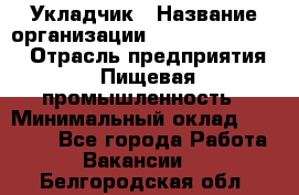 Укладчик › Название организации ­ Fusion Service › Отрасль предприятия ­ Пищевая промышленность › Минимальный оклад ­ 15 000 - Все города Работа » Вакансии   . Белгородская обл.